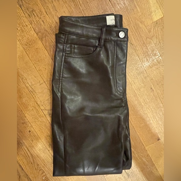 Aritzia size 0 Melina pants in dark brown - Picture 2 of 3